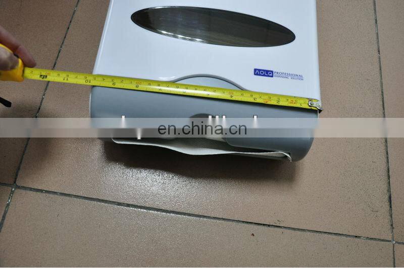Wall mounted tissue dispenser,plastic facial z fold paper towel dispenser