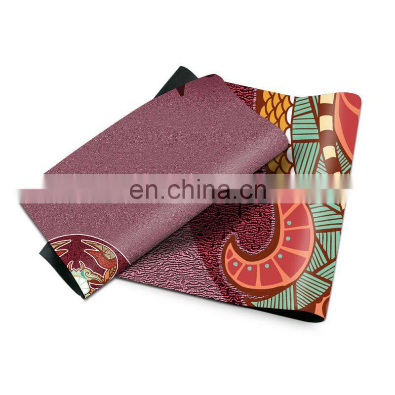 New designs eco friendly suede natural rubber yoga mat