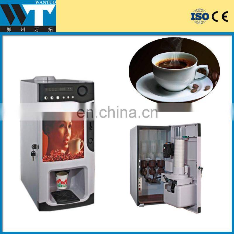 Fully automatic coin operated coffee vending machine