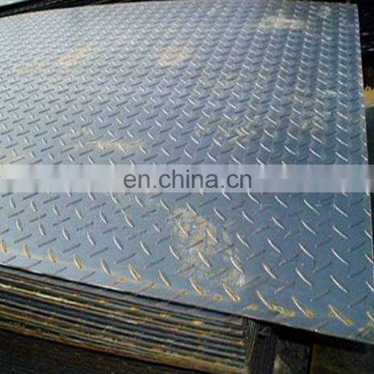 MS Carbon S275jr SS400 A36 Q235 Checkered Steel Plate