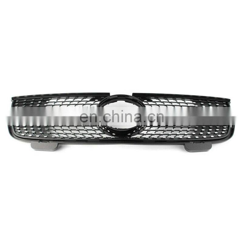 Front Diamonds Grill Grille black Fit for Mercedes Benz X164 GL-Class 06-12 ABS