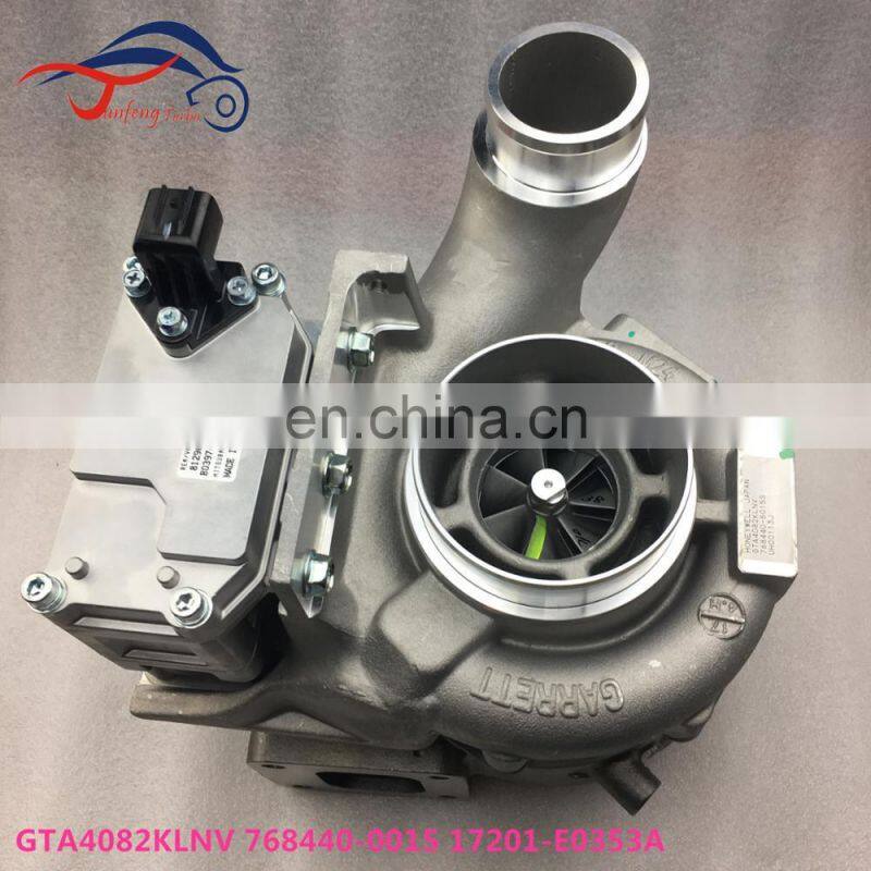 Original brand GTA4082KLNV Turbo 768440-5013S 17201-E0352 Turbocharger for Hino Bus Truck CV On Highway J08E-TV J08E-TW Engine