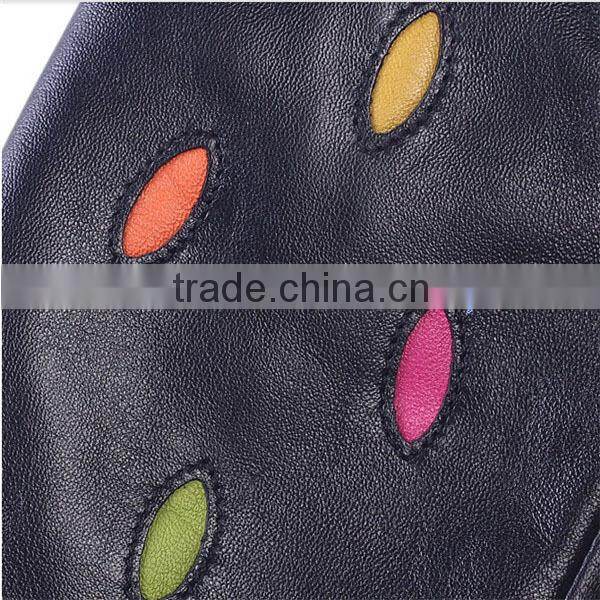 2016 Classic and Fashion Sheepskin Leather Touch Screen Leather Gloves with Cheap Price