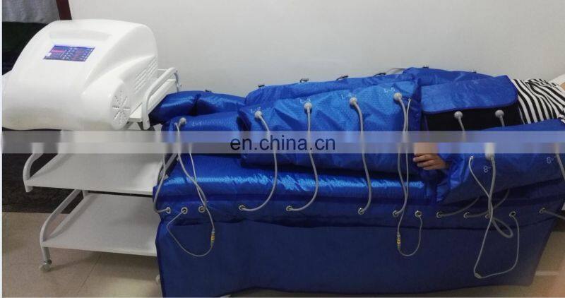 Pretty looking body smlimming beauty machine air pressotherapy + EMS + infrared with good quality