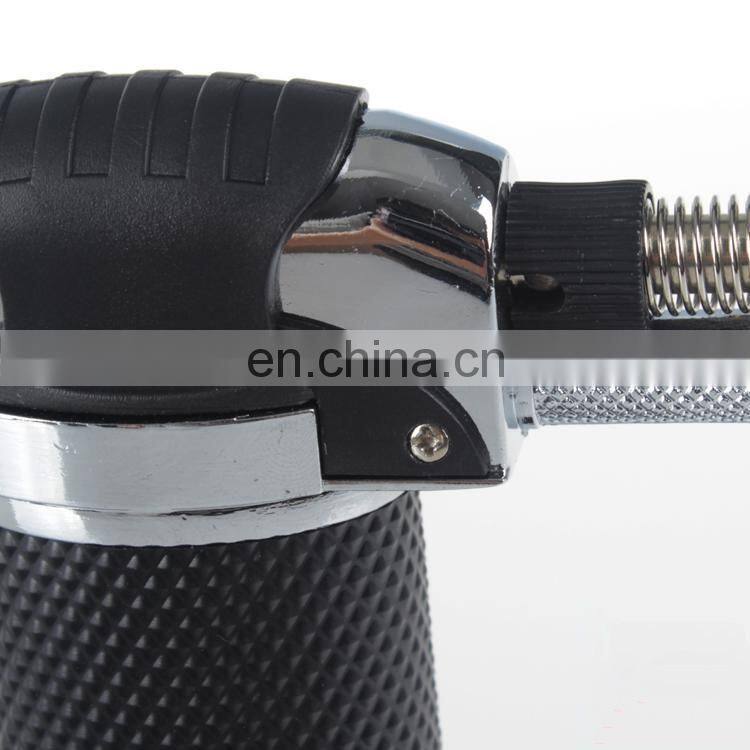Refillable Adjustable Kitchen Flame Lighter Butane Culinary Torch with Safety Lock for Bake,BBQ(Butane Not Included)