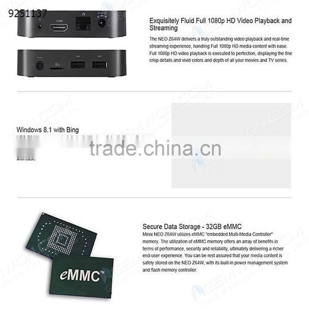 Best Price Smart TV Box Android 4.4 Minix NEO Z64W 1GB RAM