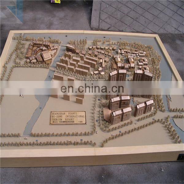 Architecture scale models for project bidding ,customized wood maquette
