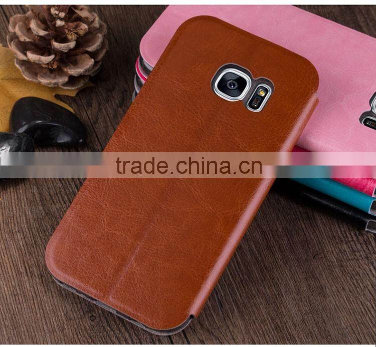 2016 MOFi Case Cover for Samsung Galaxy S7, Leather Flip Cover for Samsung Galaxy S7 Case Smartphone