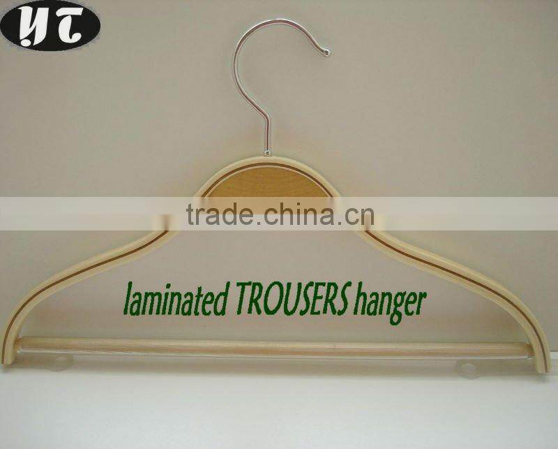 AT68 laminated wooden dress hanger