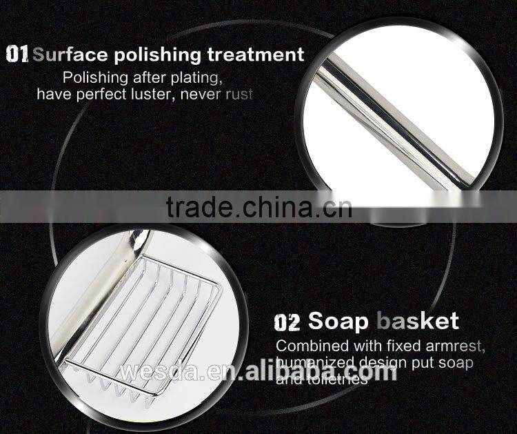 2015 Wesda Steel Bathroom handicap toilet grab bars 0127