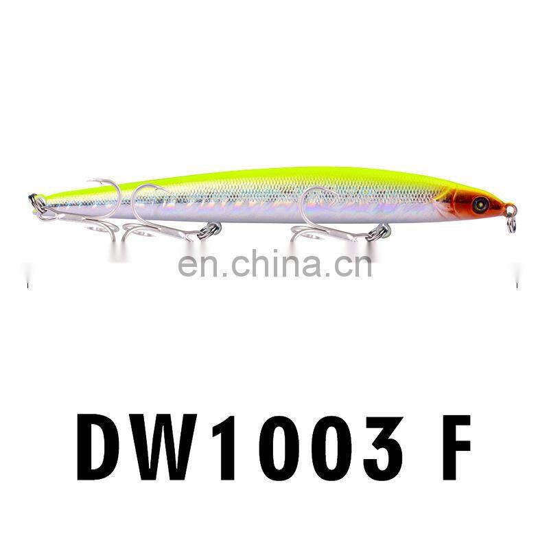 12.8cm sea fishing lure bait plastic hard bionic bait 21.5g lure 6 color poppa pencil lure topwater
