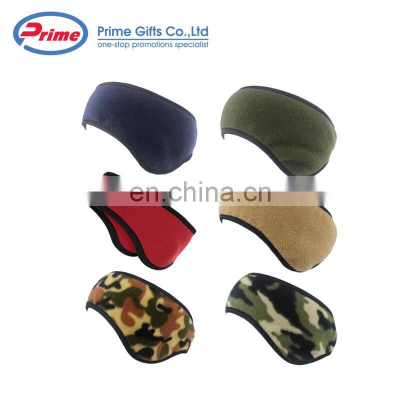 Custom logo embroidery Women Sport fleece Ear warmer Headband