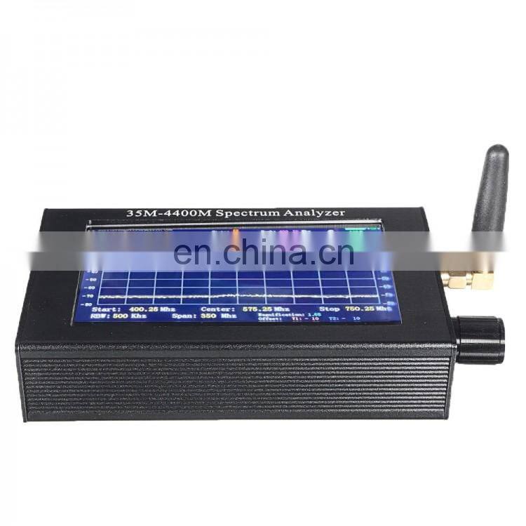 4.3" Color LCD Perfect 35M-4400M Handheld RF Spectrum Analyzer For Walkie Talkie Toy Remote Control