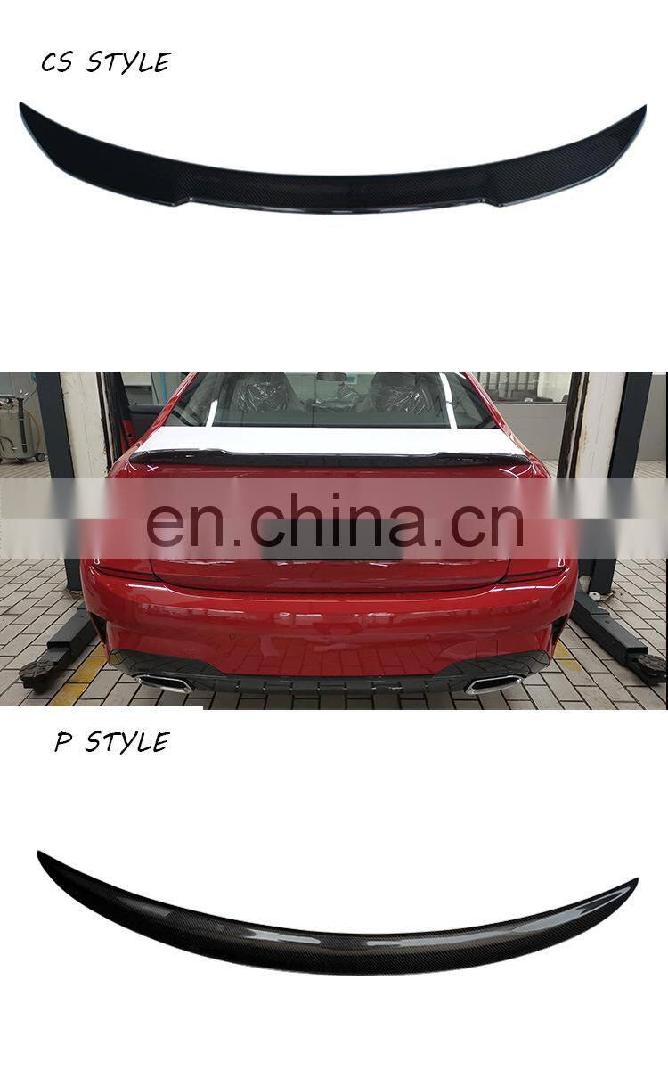 Runde Original Car 1:1 Customization Wing Universal For BMW 3-Series G20 G28 Spoiler Auto Parts Carbon Fiber Car Custom Style