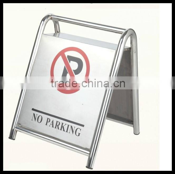 Hotel Metal Parking Sign_Stainless Steels Parking floor stand sign_ Pedestal Signs Stand_Portable Hotel Metal Parking Reserve