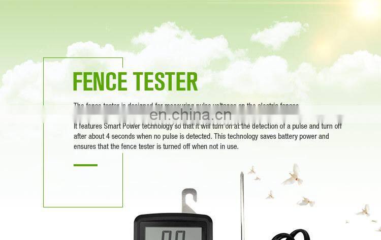 All-sun EM555 Fence tester Electric fence voltage tester 0.03W fence controllers measurement 300V to 9900V pulse voltage