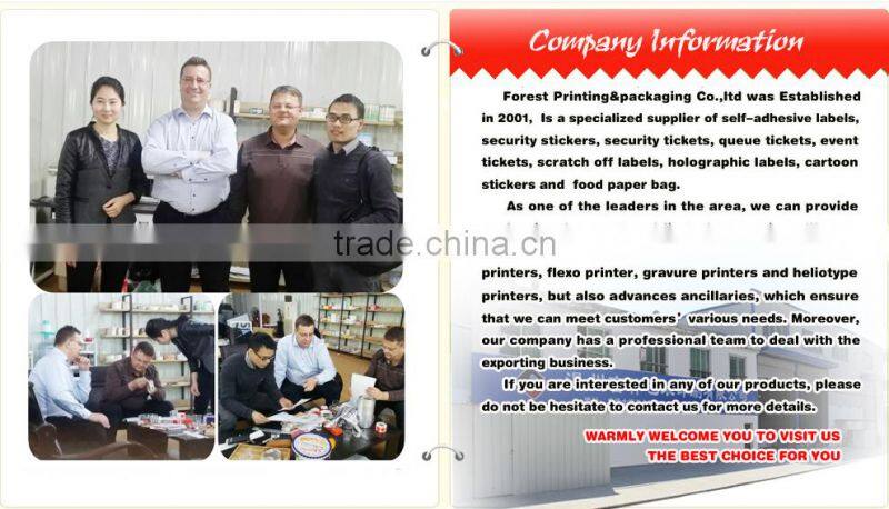 Microwave popcorn paper bags with colored lunch bags