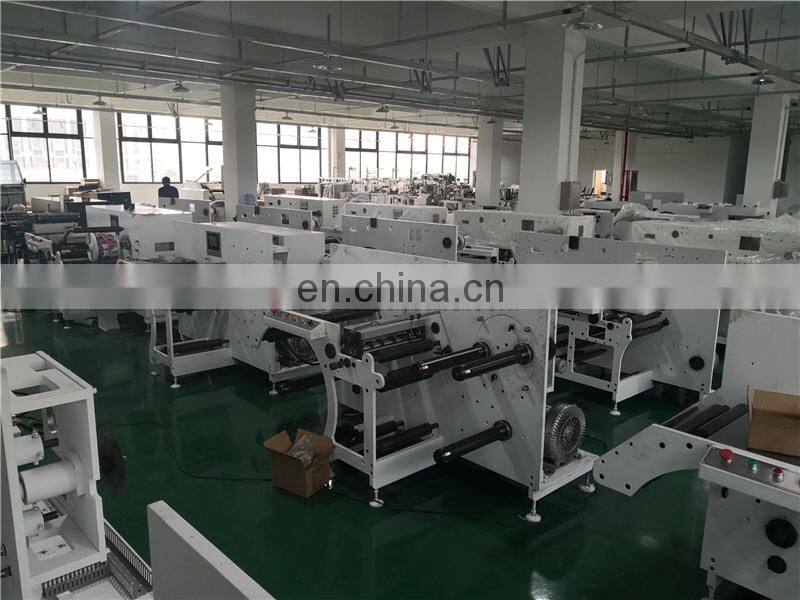 UTS320H High Speed narrow web Automatic Medicine Wine Label Cutting Machine, blank barcode sticker slitter rewinder