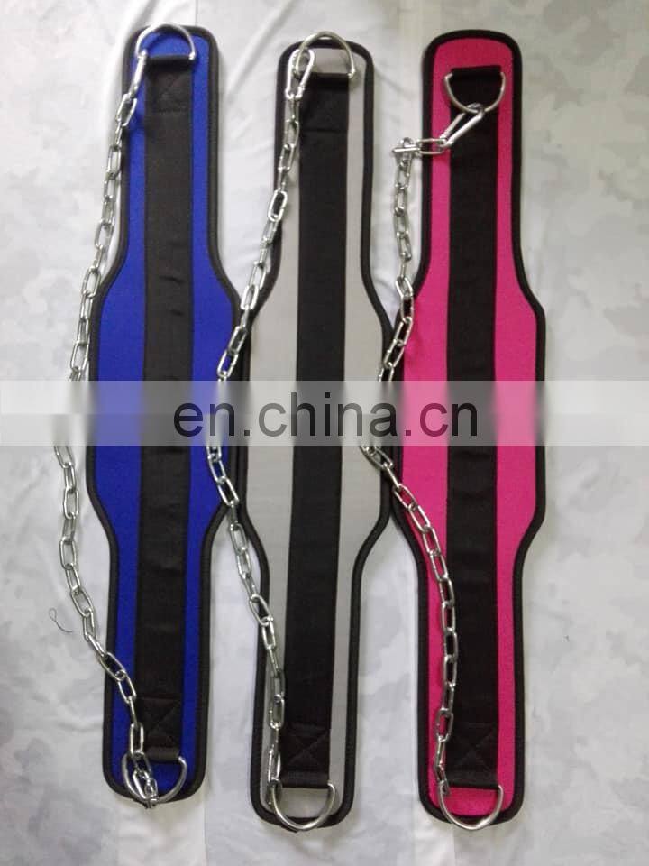 High Quality Wholesale price Leather Power weight lifting Dipping Back Support Belts Power weightlifting Dipping Belt