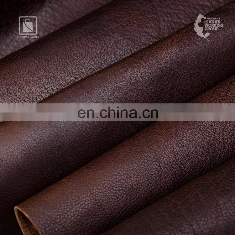 Best Selling Good Quality Full Grain Matte Vegetable Tanned Genuine Leather at Factory Price