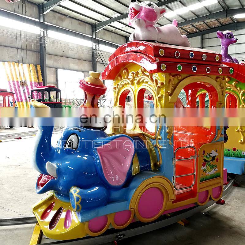 Factory price amusement park games electric train set for adults