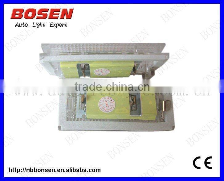 free shipping BMW E46 4D led license plate led lamp