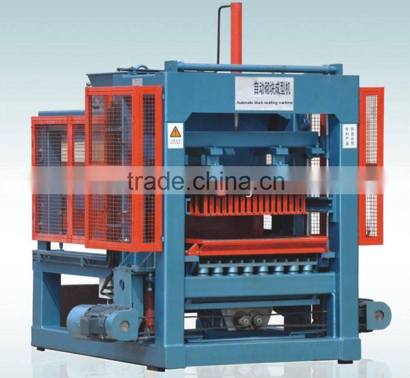 cement brick raw material and interlock block making machine type concrete block making machine