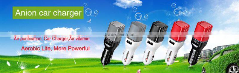 2016 New product eBuddies Anion Dual USB Car Charger ce rohs