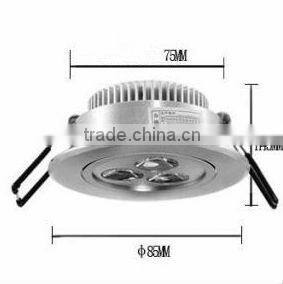3w ,5w, 7w, 9w,led down light fixtures with CE&RoHs