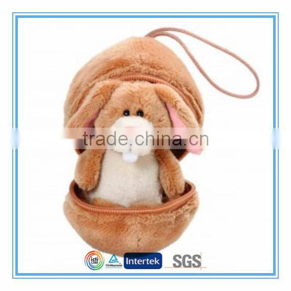 mini 7cm keychain plush bunny