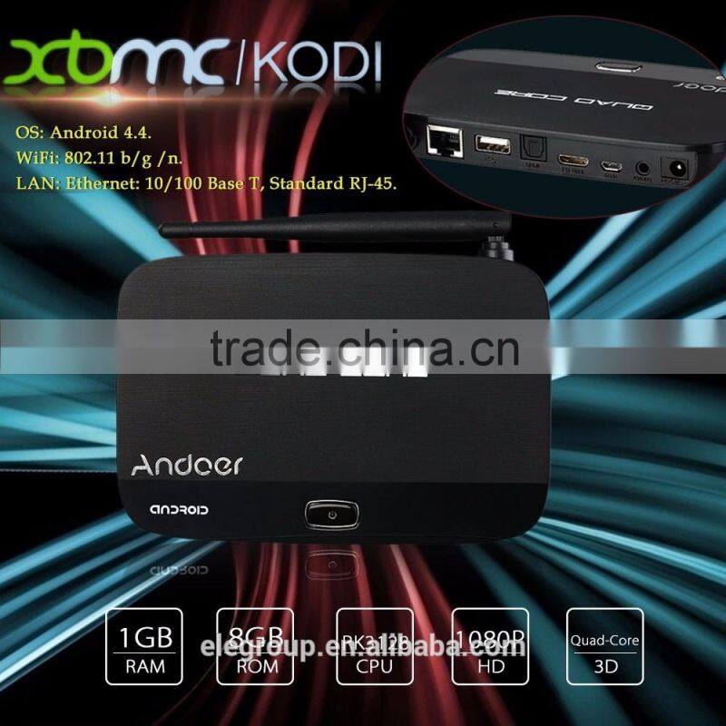 F7 Android TV Box Rockchip Quad Core CPU Bluetooth 4.0 Wi-Fi Miracast Airplay
