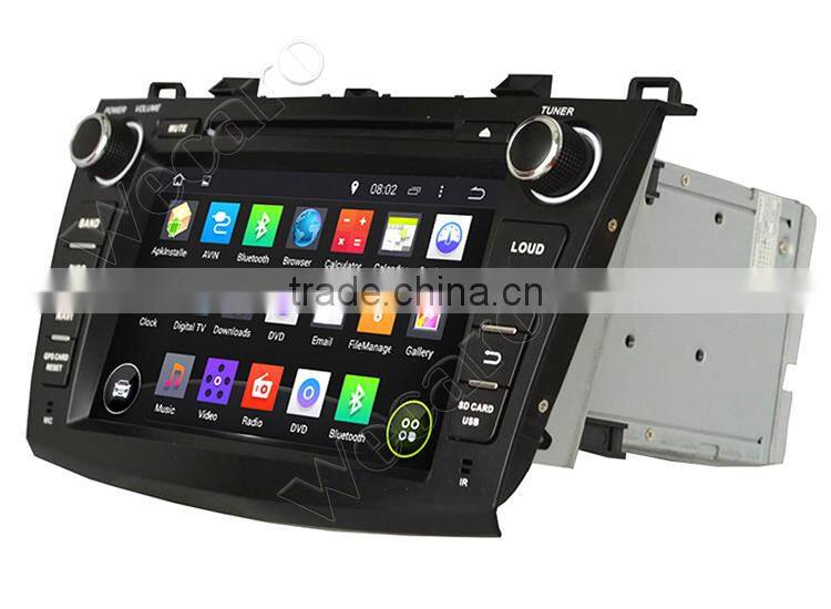 Wecaro in dash touch screen Android 4.4.4 car radio gps dvd player for mazda 3 factory gps navigation system 2009 2010 2011 2012