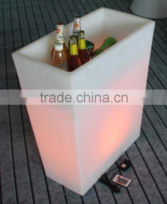 Rechargeable led light Ice bucket with remote control YXF-6070BS