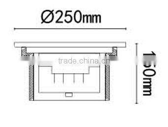 AVT wholesale professional stainless steel underground led light 1-36Watts