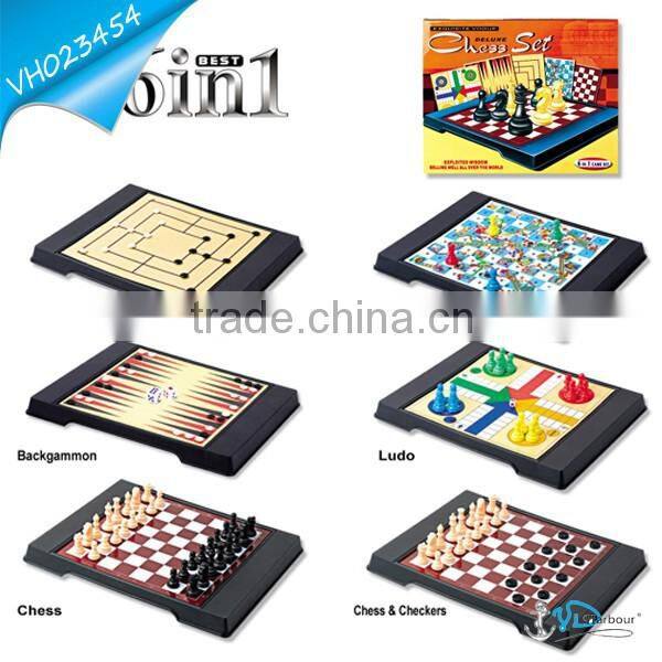 Giant Magnetization Plastic International Chess Set-4 ln Line Game Chess, Chess and Checker