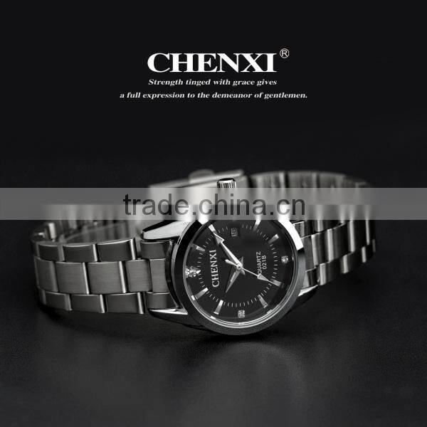 Day Date Display Couple Watches Men 021BM&LD Japan Movement White Black CHENXI Watch Chinese Watch Manufacturer Men Wristwatches