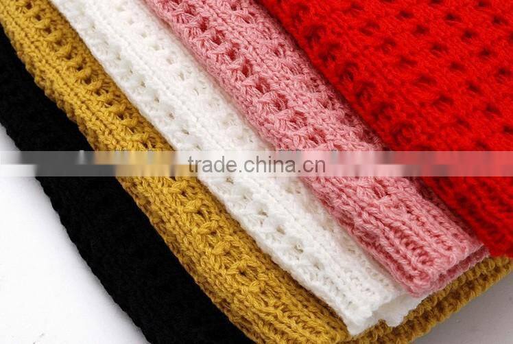 Best Selling Hollowed-out Circle Knitting Lady Winter Scarf