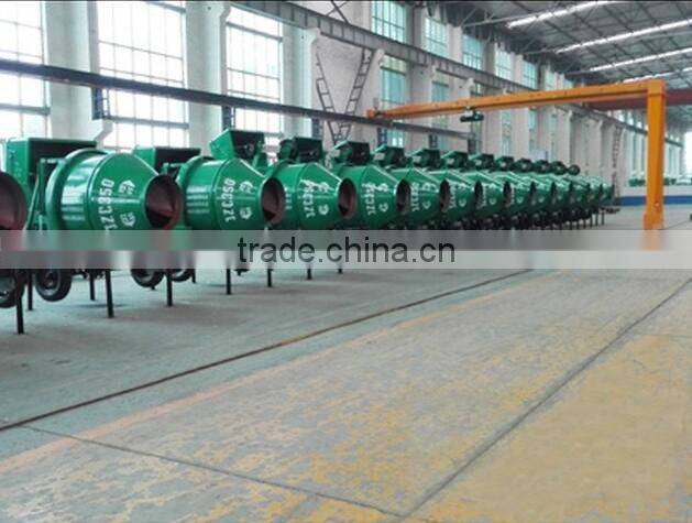 JZC350 Roller Drum Concrete mixer with Hydraulic type diesel engine mobile concrete mixer