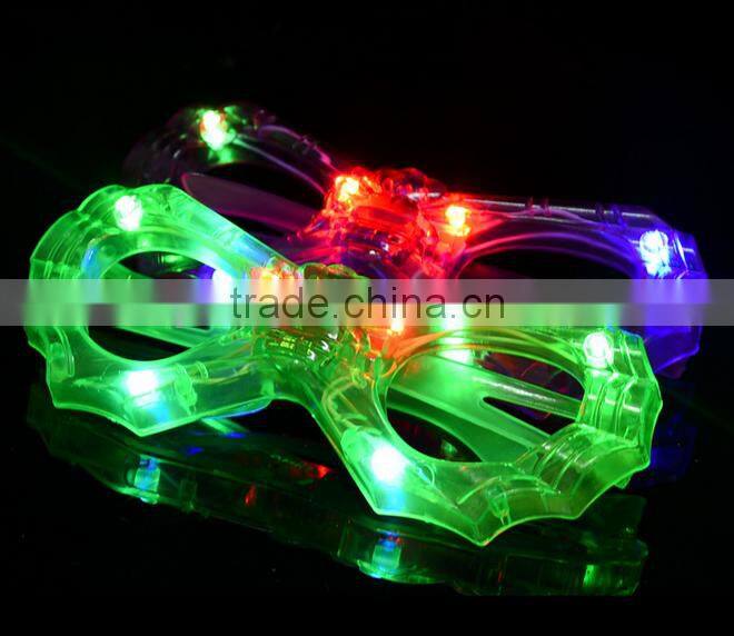 Funny Eyeglasses with Blinking Led Light Up Flashing Carnival Costumes Cosplay Accessories Fun Gifts disco
