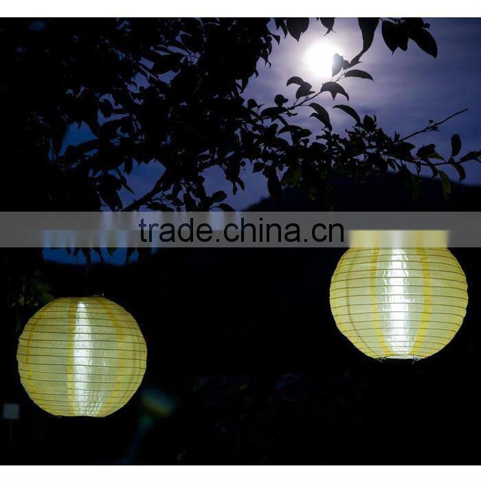 solar fabric lantern