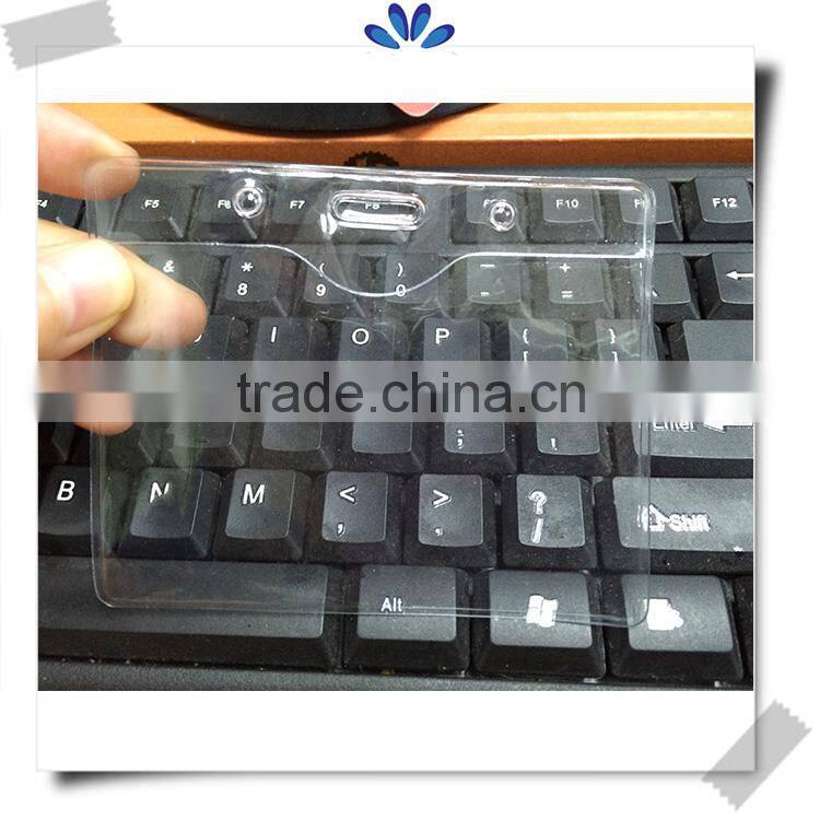 Cheap bulk clear plastic card holder for promotion sale