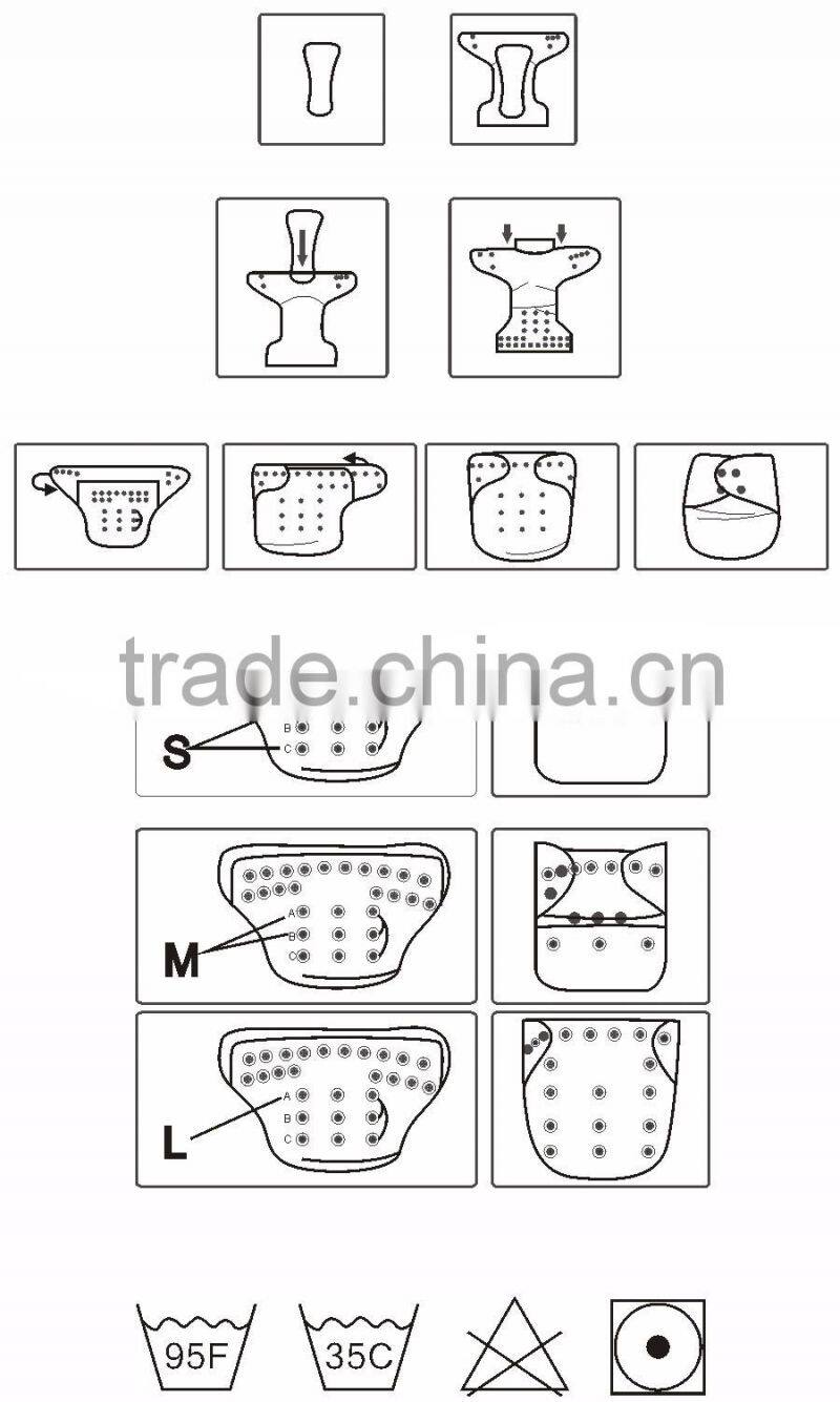 Ananbaby new eco organic cloth diapers wholesaler of baby cloth diaper