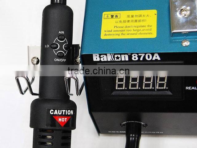 High quality !!! BK-870A Rework station, Bakon 870A soldering station with hot air gun