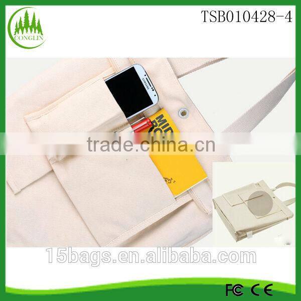 New product for 2014 fashion latest cute women canvas packaging bags