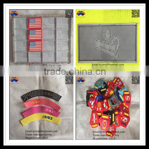 Different type fashionable good quality soft colorful PVC logo patch