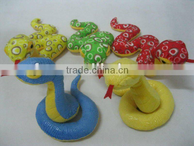 280cm lovely cotton print plush cartoon lifelike soft snake toy