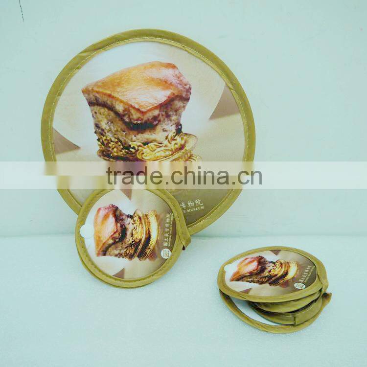 Custom design Nylon Pocket Foldable Frisbee