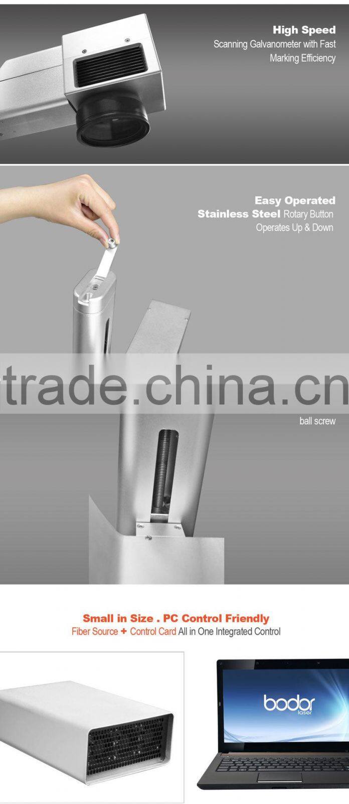 Bodor mini type fiber laser marking machine with low price