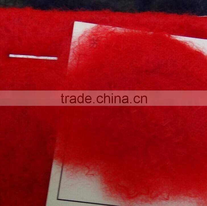 Polyester fiber10D*64MM Azo freePolyester fiber Manufacturers selling carpet material