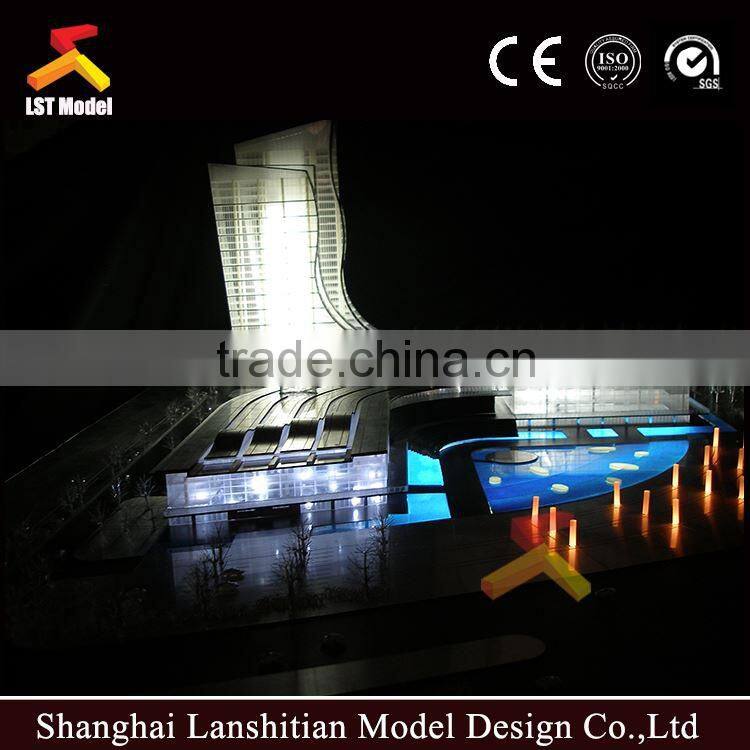 town house scale building model builder